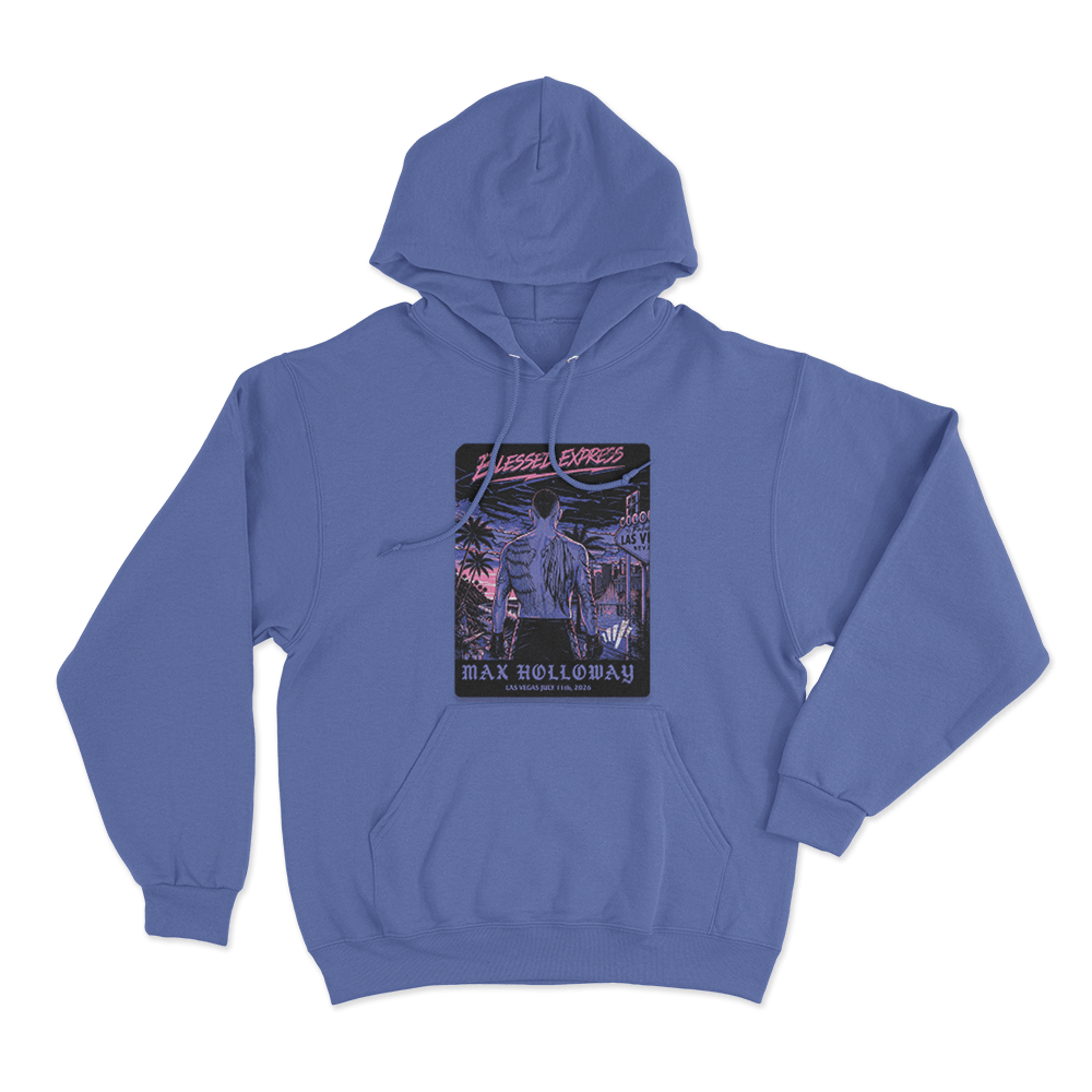 Blessed Express Vegas Unisex Hoodie Blue Blessed Express Vegas Unisex Hoodie Blue
