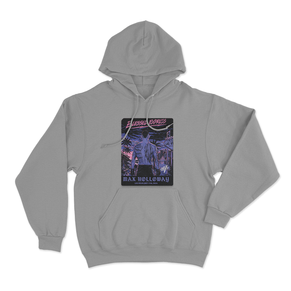 Blessed Express Vegas Unisex Hoodie Grey Blessed Express Vegas Unisex Hoodie Grey