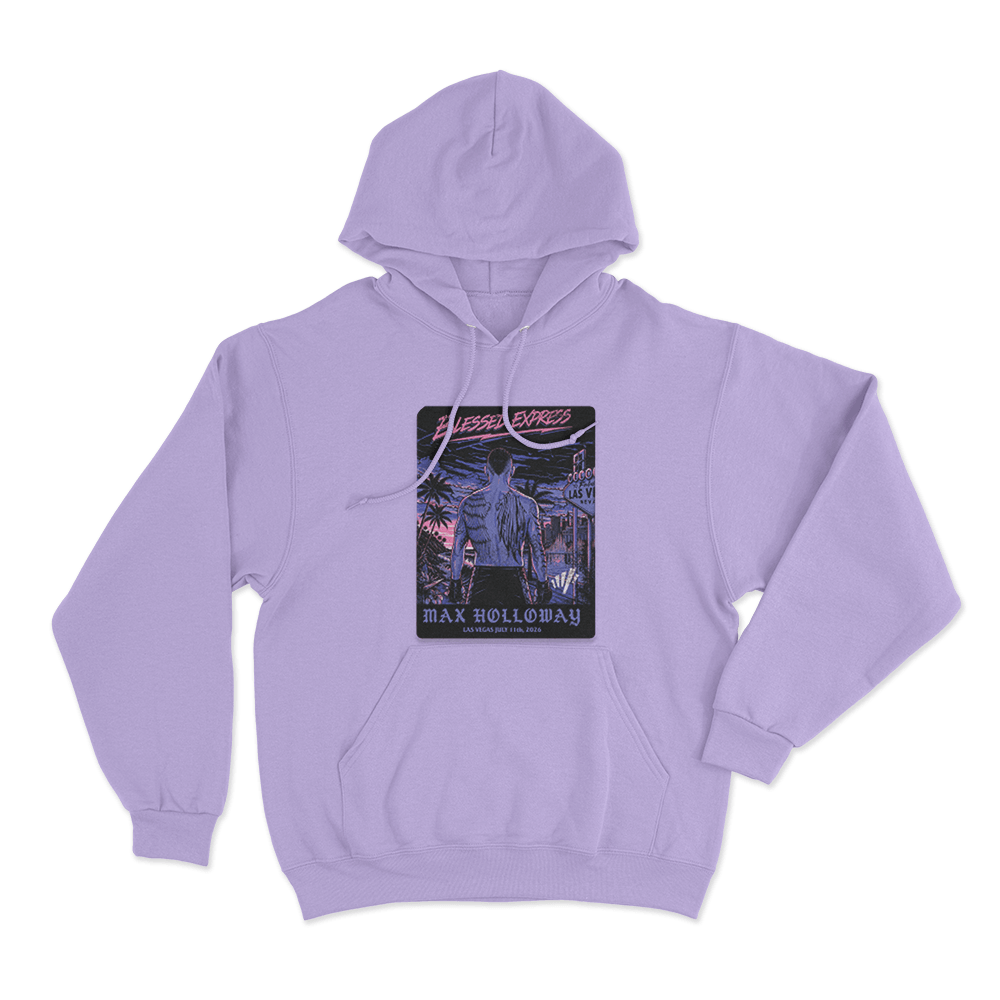 Blessed Express Vegas Unisex Hoodie Purple Blessed Express Vegas Unisex Hoodie Purple