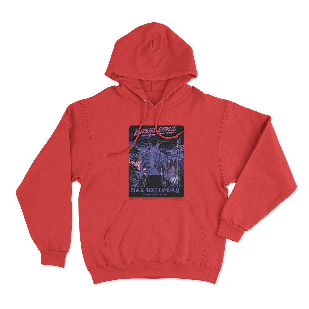 Blessed Express Vegas Unisex Hoodie Red Blessed Express Vegas Unisex Hoodie Red