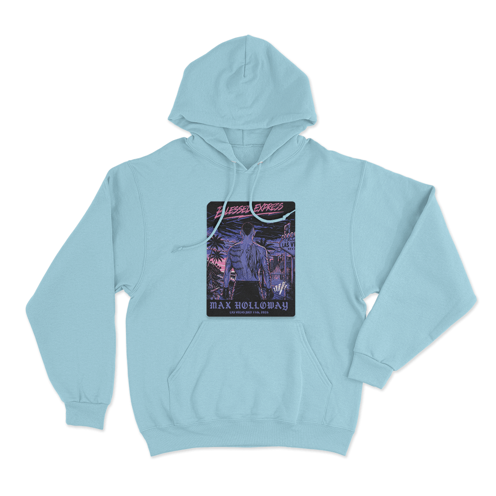 Blessed Express Vegas Unisex Hoodie Sky Blue Blessed Express Vegas Unisex Hoodie Sky Blue