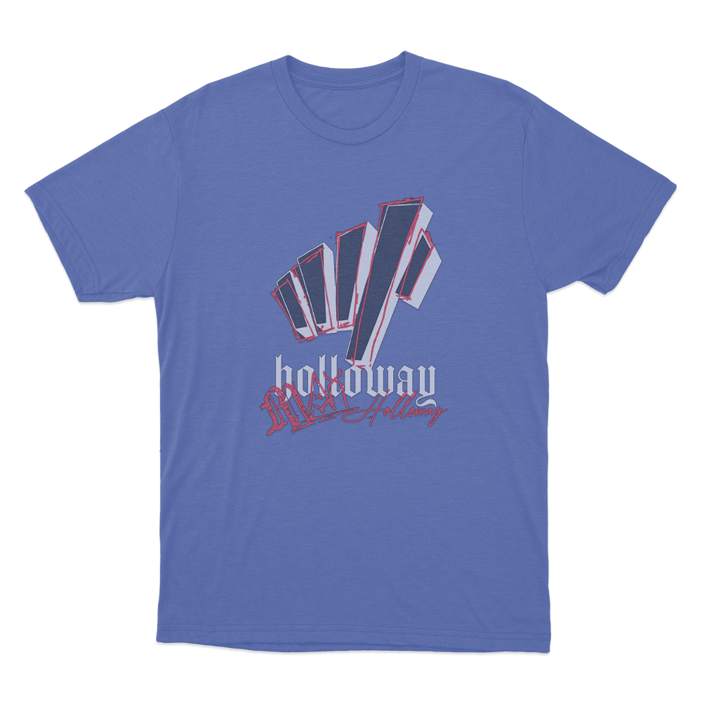 Holloway Max Signature Unisex T Shirt Blue Holloway Max Signature Unisex T Shirt Blue