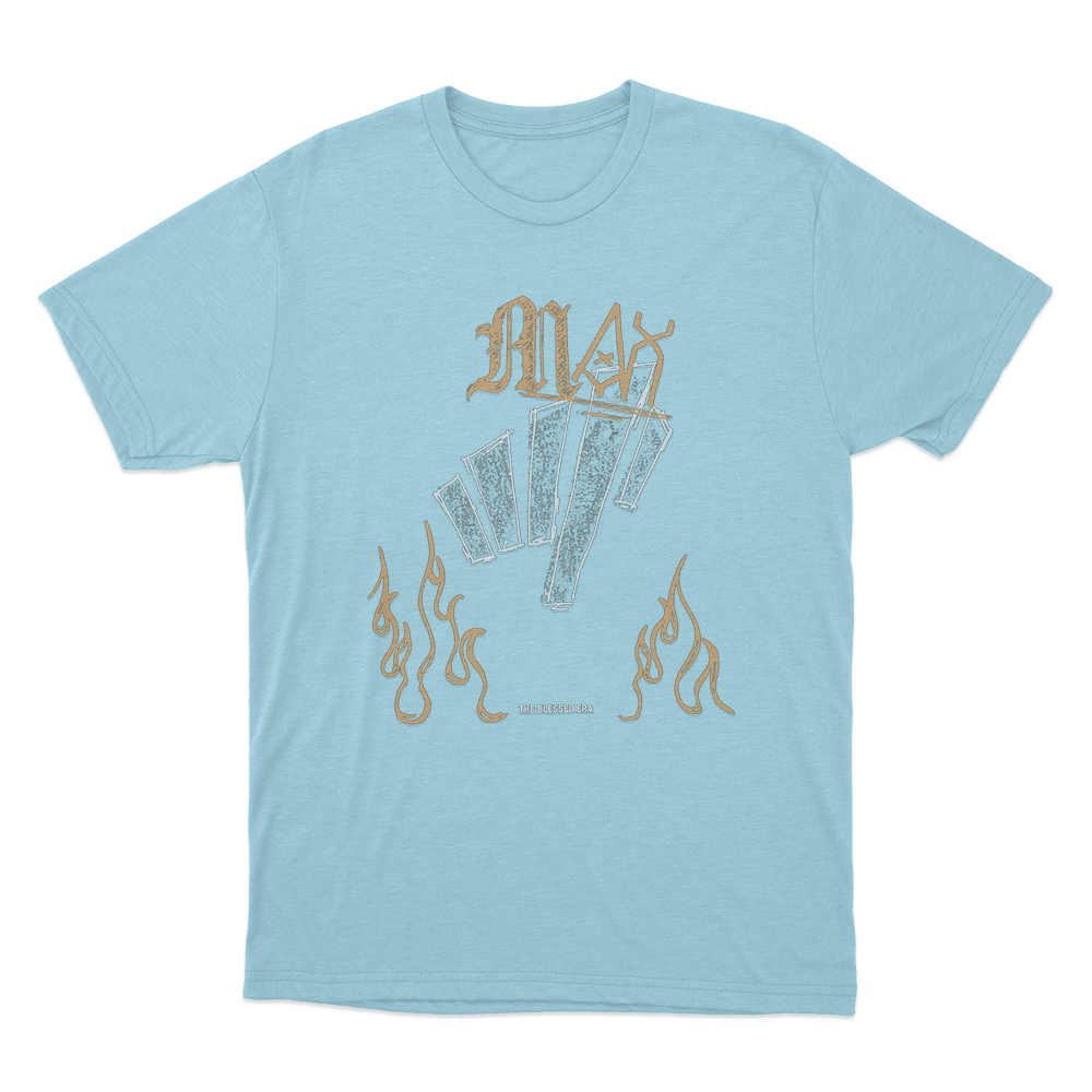 Max Holloway Blessed Sketch Unisex T Shirt Sky Blue Max Holloway Blessed Sketch Unisex T Shirt Sky Blue