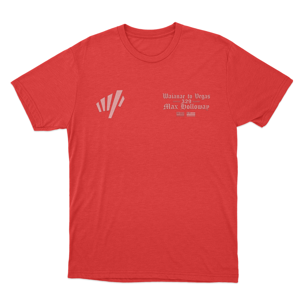 Waianae To Vegas Unisex T Shirt Red Waianae To Vegas Unisex T Shirt Red