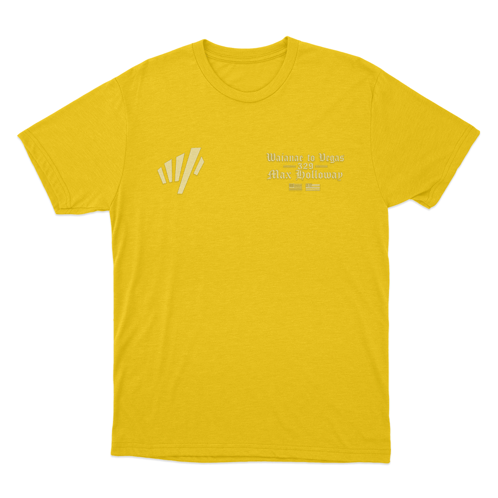 Waianae To Vegas Unisex T Shirt Yellow Waianae To Vegas Unisex T Shirt Yellow